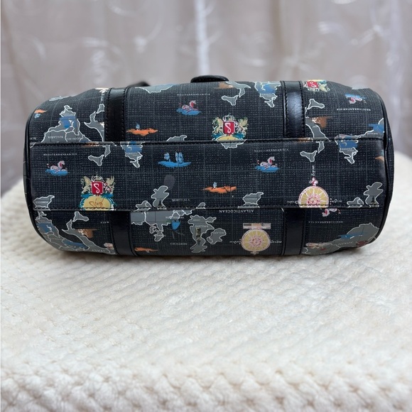 Vintage Sharif Signature Collection World Travel Shoulder Bag - Picture 6 of 16